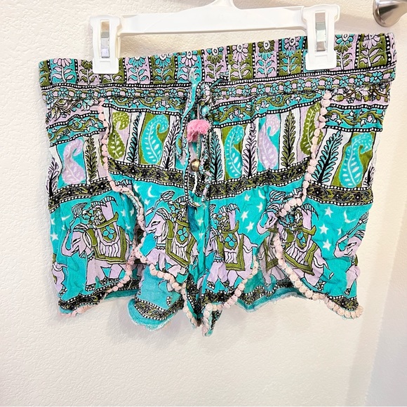 Raga Boho Elephant Tulip Shorts - Picture 4 of 8